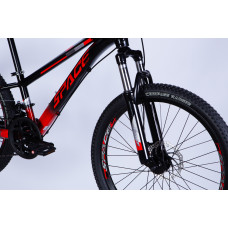 Велосипед уцінений AL 24" SPACE MERCURY DD FR рама-11" чорно-червоний 2026