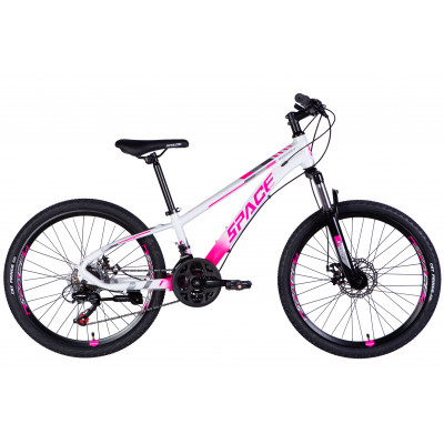 Велосипед AL 24" SPACE MERCURY DD FR рама-11" біло-рожевий 2026