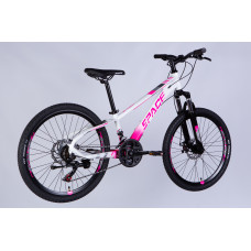 Велосипед AL 24" SPACE MERCURY DD FR рама-11" біло-рожевий 2026