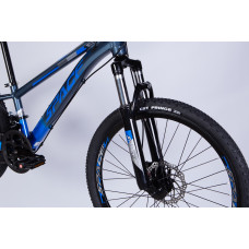 Велосипед AL 24" SPACE MERCURY DD FR рама-11" сіро-синій 2026