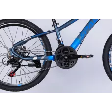 Велосипед AL 24" SPACE MERCURY DD FR рама-11" сіро-синій 2026