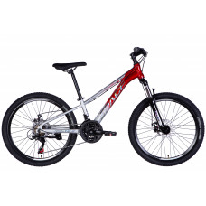 Велосипед AL 24" SPACE PHAETON DD FR рама-11" сріблясто-червоний 2026