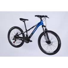 Велосипед AL 24" SPACE PHAETON DD FR рама-11" чорно-синій 2026