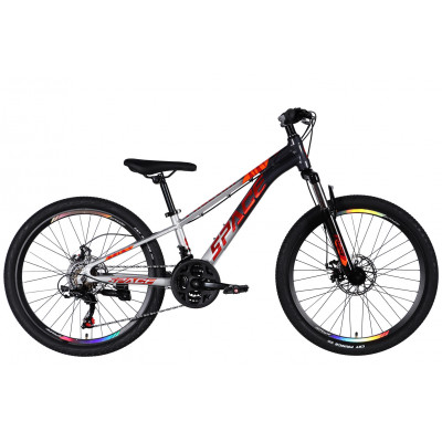 Велосипед AL 24" SPACE PHAETON DD FR рама-11" сіро-сріблястий 2026