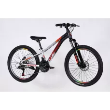 Велосипед уцінений AL 24" SPACE PHAETON DD FR рама-11" сіро-сріблястий 2026 Велосипед уцінений AL 24" SPACE PHAETON DD FR рама-11" сіро-сріблястий 2026