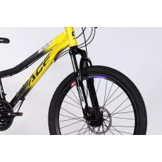 Велосипед ST 24" SPACE AURORA DD FR рама-12" жовто-чорний 2026
