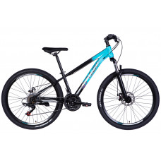 Велосипед уцінений ST 26" SPACE MARS DD FR рама-13" бірюзово-чорний (матовий) 2025
