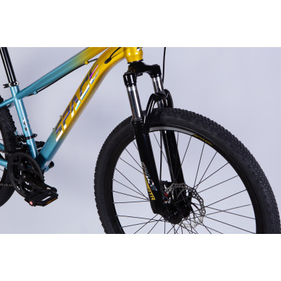 Велосипед ST 26" SPACE MARS DD FR рама-13" золотисто-чорний 2026