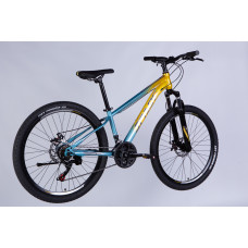 Велосипед ST 26" SPACE MARS DD FR рама-13" золотисто-чорний 2026