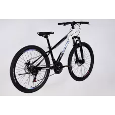 Велосипед ST 26" SPACE MARS DD FR рама-13" чорний з білим 2026