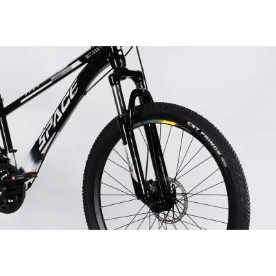 Велосипед AL 26" SPACE MERCURY DD FR рама-13" чорно-білий 2026