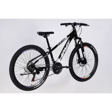 Велосипед AL 26" SPACE MERCURY DD FR рама-13" чорно-білий 2026