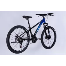 Велосипед AL 26" SPACE PHAETON DD FR рама-13" чорно-синій 2026 Велосипед AL 26" SPACE PHAETON DD FR рама-13" чорно-синій 2026