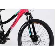 Велосипед ST 26" SPACE AURORA DD FR рама-13" рожево-чорний 2026