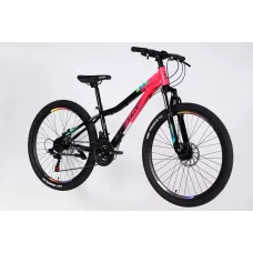 Велосипед ST 26" SPACE AURORA DD FR рама-13" рожево-чорний 2026