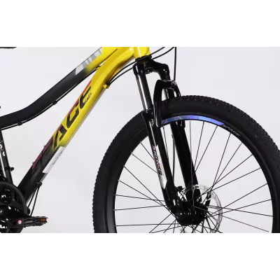 Велосипед ST 26" SPACE AURORA DD FR рама-13" жовто-чорний 2026