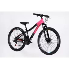 Велосипед AL 26" SPACE LYRA DD FR рама-13" рожево-чорний 2026