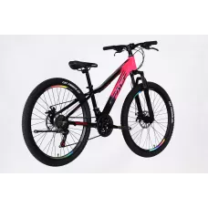 Велосипед AL 26" SPACE LYRA DD FR рама-13" рожево-чорний 2026