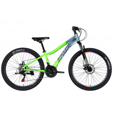 Велосипед AL 26" SPACE LYRA DD FR рама-13" сріблясто-зелений 2026