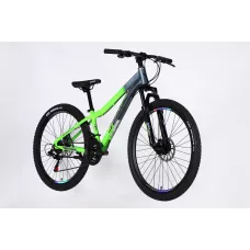 Велосипед AL 26" SPACE LYRA DD FR рама-13" сріблясто-зелений 2026