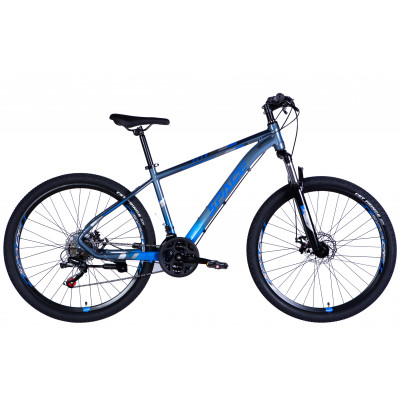 Велосипед AL 27.5" SPACE MERCURY DD FR рама-17" сіро-синій 2025