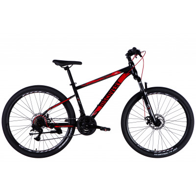 Велосипед ST 27.5" Discovery TREK DD FR рама-16" чорно-червоний 2025