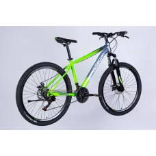 Велосипед ST 27.5" SPACE MARS DD FR рама-17" зелено-сріблястий 2026