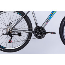 Велосипед уцінений ST 27.5" SPACE MARS DD FR рама-17" синьо-сірий 2026