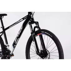 Велосипед AL 27.5" SPACE MERCURY DD FR рама-17" чорно-білий 2026