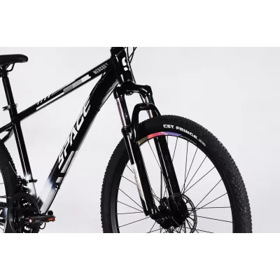 Велосипед AL 27.5" SPACE MERCURY DD FR рама-17" чорно-білий 2026