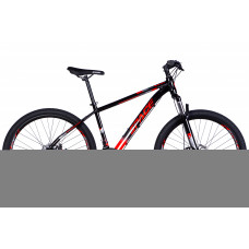 Велосипед AL 27.5" SPACE MERCURY DD FR рама-17" чорно-червоний 2026