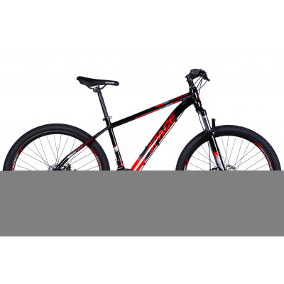 Велосипед AL 27.5" SPACE MERCURY DD FR рама-17" чорно-червоний 2026