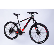 Велосипед AL 27.5" SPACE MERCURY DD FR рама-17" чорно-червоний 2026