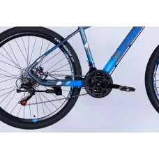 Велосипед AL 27.5" SPACE MERCURY DD FR рама-17" сіро-синій 2026