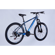 Велосипед AL 27.5" SPACE MERCURY DD FR рама-17" сіро-синій 2026