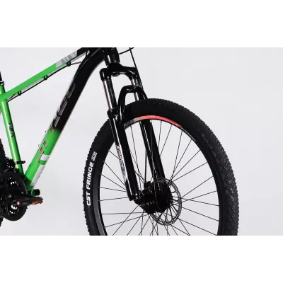 Велосипед AL 27.5" SPACE PHAETON DD FR рама-17" зелено-чорний 2026