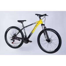 Велосипед AL 27.5" SPACE PHAETON DD FR рама-17" сіро-жовтий 2026