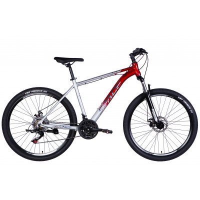 Велосипед AL 27.5" SPACE PHAETON DD FR рама-19" сріблясто-червоний 2026