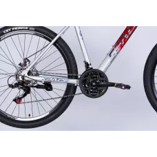 Велосипед AL 27.5" SPACE PHAETON DD FR рама-19" сріблясто-червоний 2026