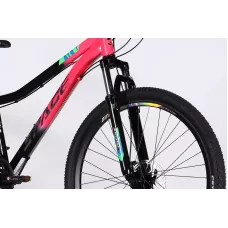 Велосипед ST 27.5" SPACE AURORA DD FR рама-15" рожево-чорний 2026