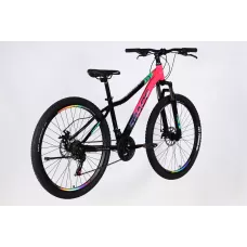 Велосипед уцінений ST 27.5" SPACE AURORA DD FR рама-15" рожево-чорний 2026