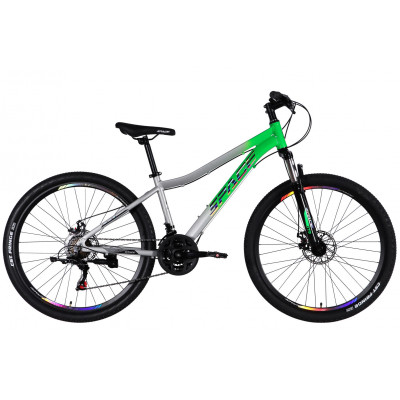 Велосипед AL 27.5" SPACE IZIDA DD FR рама-15" зелено-сріблястий 2026