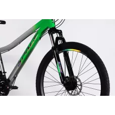 Велосипед AL 27.5" SPACE IZIDA DD FR рама-15" зелено-сріблястий 2026