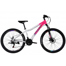 Велосипед AL 27.5" SPACE IZIDA DD FR рама-15" рожево-білий 2026