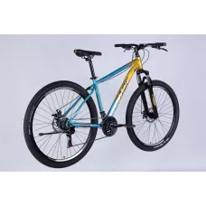 Велосипед ST 29" SPACE MARS DD FR рама-18" золотисто-блакитний 2025