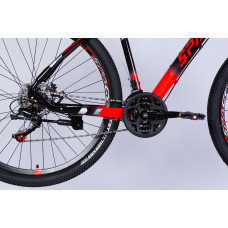 Велосипед AL 29" SPACE MERCURY DD FR рама-20" чорно-червоний 2026