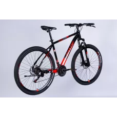 Велосипед AL 29" SPACE MERCURY DD FR рама-20" чорно-червоний 2026 Велосипед AL 29" SPACE MERCURY DD FR рама-20" чорно-червоний 2026