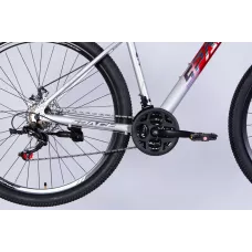 Велосипед AL 29" SPACE PHAETON DD FR рама-18" сріблясто-червоний 2026 Велосипед AL 29" SPACE PHAETON DD FR рама-18" сріблясто-червоний 2026