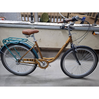 Велосипед уцінений ST 26" Dorozhnik LUX PH рама-17" бронзовий 2024 крила, крило пер., крило зад., підніжка, дзвоник, корзина