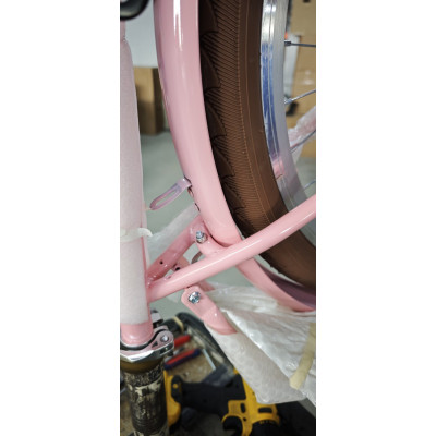 Велосипед уцінений ST 26" Dorozhnik DAVI BH рама-17" рожевий з кремовою покришкою 2025